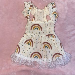 Rainbow Dog Dress!!